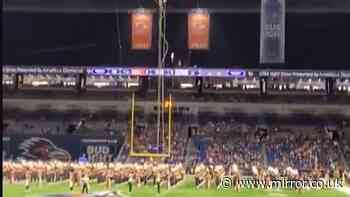 Air Force commander plunges to death in front of horrified fans at football game