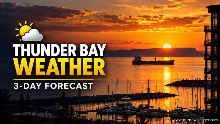 Thunder Bay weather October 18–20: sunshine, a Sunday high of 18°C and a freezing Monday night