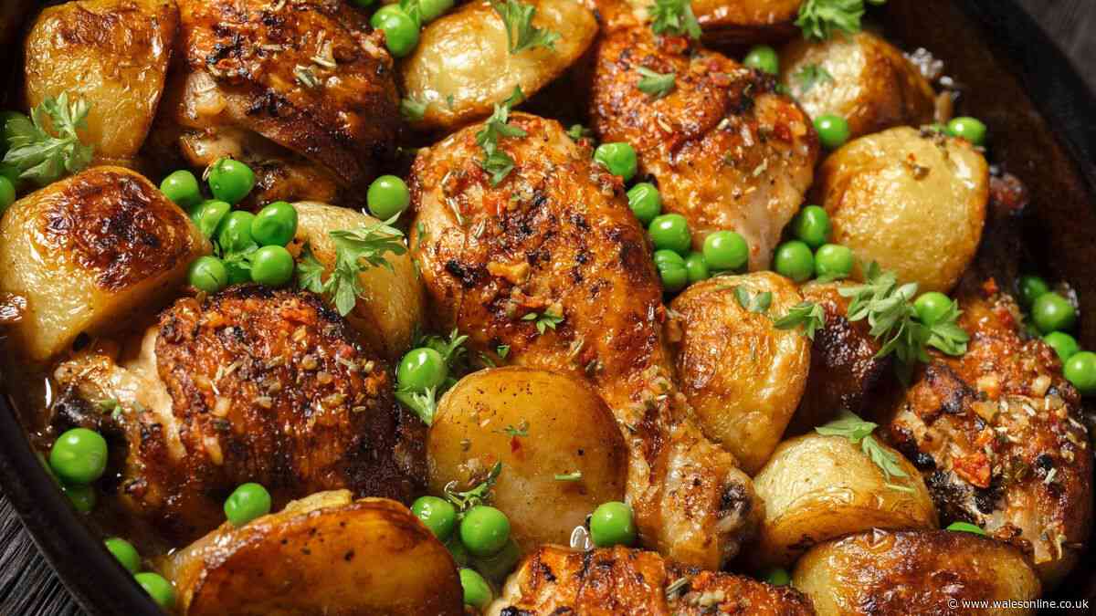 Nigella Lawson's quick and healthy chicken traybake is perfect for midweek dinners