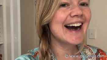 Shark attack survivor Leah Stewart celebrates major recovery milestone four months after losing her arm and ties her hair on her own