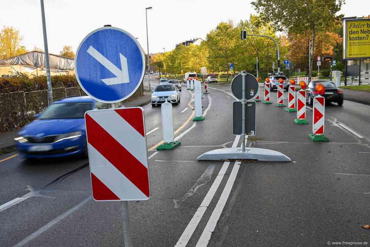 Baustellen in Chemnitz: Neue Vollsperrungen und Einengungen
