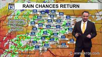 Rain chances increase across New Mexico this week