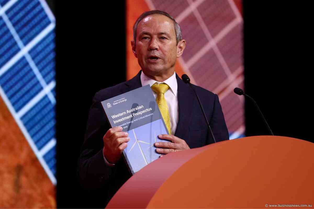 Roger Cook invites more energy investment to WA