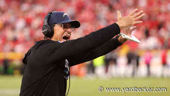 Jim Harbaugh had telling comments when asked about Mike McDaniel
