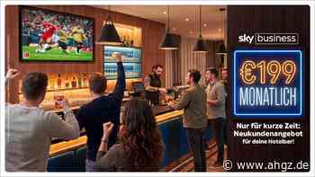 ANZEIGE Sky Business: Internationaler Spitzenfußball für die Hotelbar