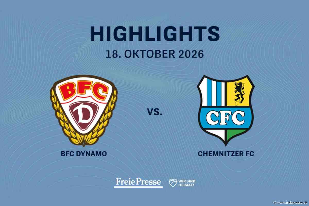 BFC Dynamo – Chemnitzer FC: Die Highlights des Spiels im Video