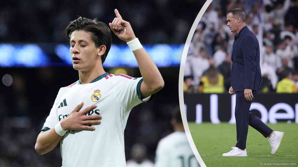 Real Madrid-speler Arda Güler mag blijven staan ondanks elleboogstoot: ’De VAR greep niet in omdat het verschil met Barcelona te groot zou worden’
