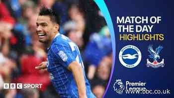 Gomez scores extraordinary goal as Brighton put five past Palace