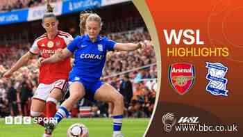 Arsenal held at home by Birmingham