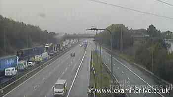M62 traffic LIVE updates as Huddersfield crash causes lane closure