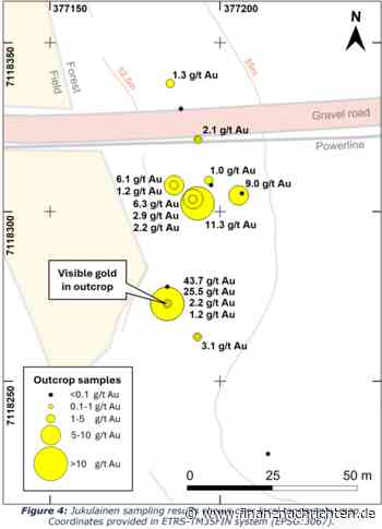 Gold-Expansion in Finnland: Dieser Explorer greift bei 43,7 g/t Gold zu!