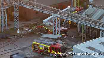 Selby firefighters battle chemical works blaze - fire service statement