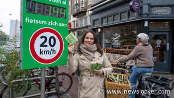 Nieuw experiment op druk Amsterdams fietspad: maximumsnelheid van 20
