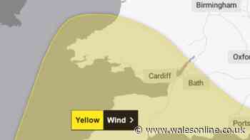 Met Office yellow weather warning issued as storm looks set to batter 17 parts of Wales