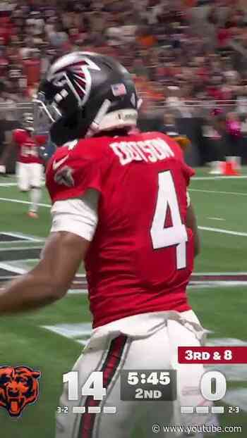Jahan Dotson with the TOUCHDOWN from Michael Penix Jr. 😱 FOX | NFL+ #nfl #atlantafalcons