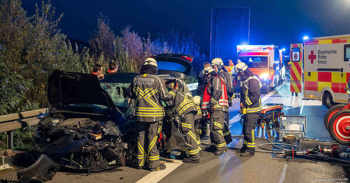 Geisterfahrer-Unfall auf A70 bei Bamberg: Feuerwehr schildert Einsatz