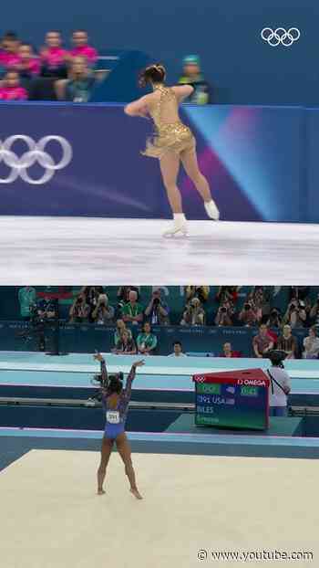 Icons of their sport. 🥇 Two athletes redefining their sport, one movement at a time. #Olympics