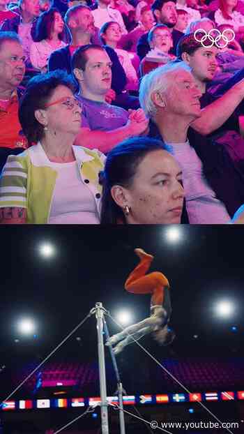 Casimir Schmidt’s parents came to #Rotterdam2026 to support their son. His reaction says the rest 🥹