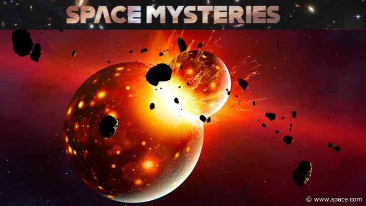 Did a giant object collide with Earth to form the moon?