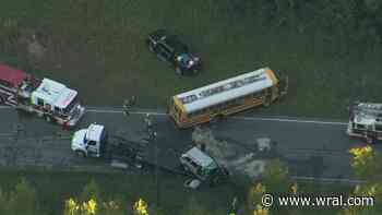 Crash involving bus and SUV blocking part of US 701 in Johnston County