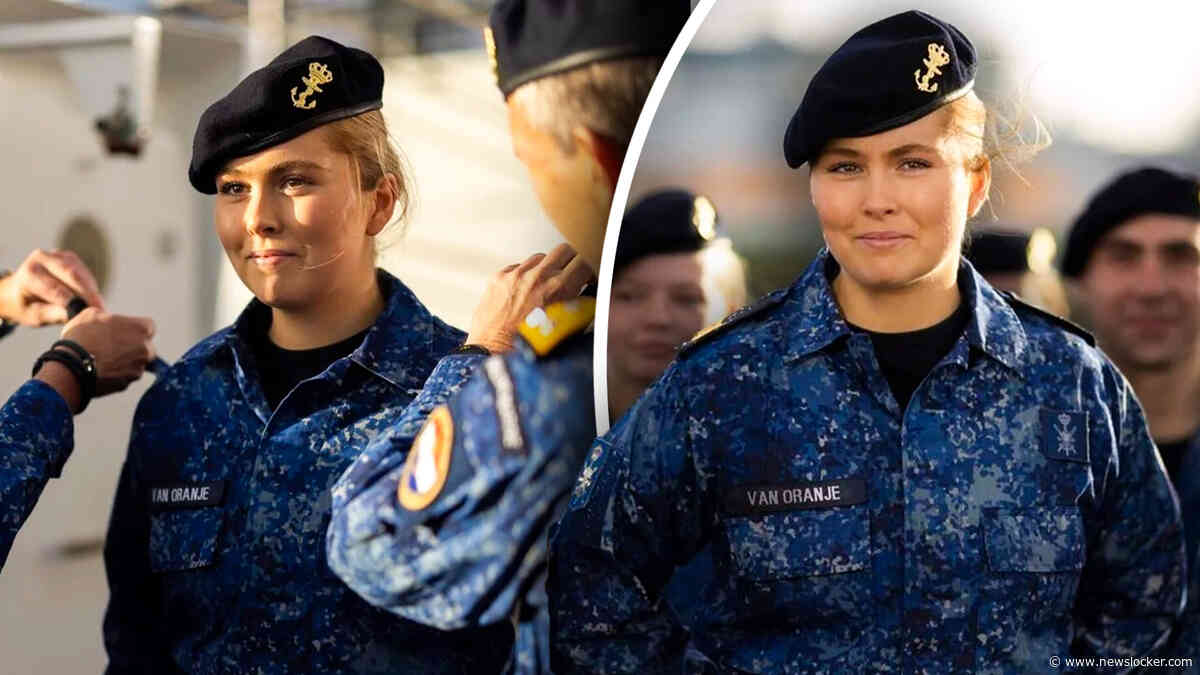 Mooie beelden: prinses Amalia bevorderd tot sergeant