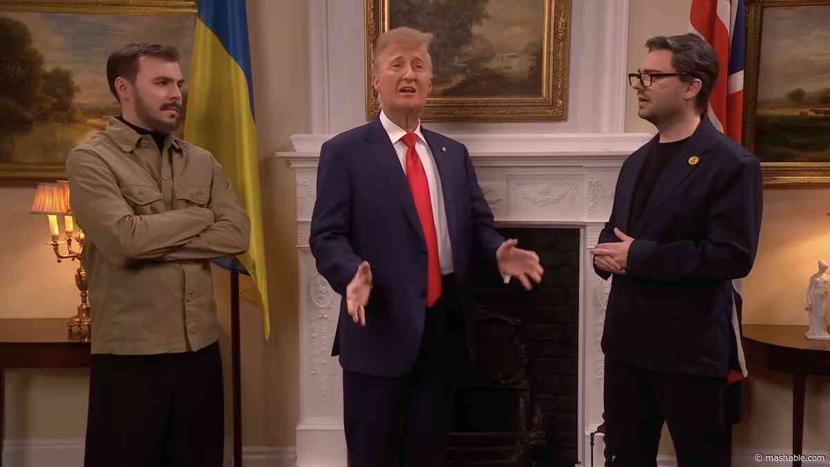 Trump begs Prime Minister Andy Burnham to swap jobs in SNL UK cold open
