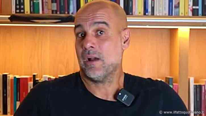 “Quando accettiamo un linguaggio che nasconde il dolore, iniziamo a perdere la nostra umanità”: l’appello di Pep Guardiola per la Palestina