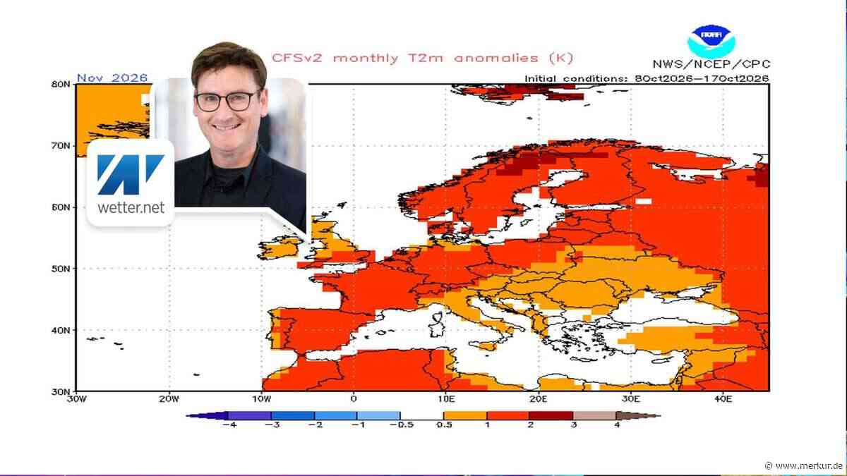Wetter-Prognose für November: Bis zu drei Grad zu warm! Süden droht Dauerregen, Herbststürme lauern