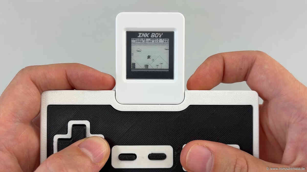 Homebrew-Projekt InkBoy: Spiele für Game Boy lau­fen mit 30 FPS auf E-Paper
