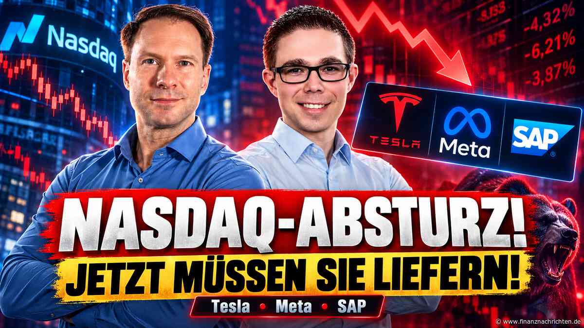 Nasdaq nach dem Absturz: Tesla, Meta & SAP müssen jetzt liefern!