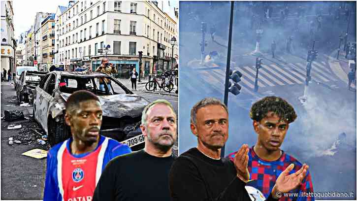 Psg-Barcellona a rischio rinvio, il ministro rassicura Nuñez: “Si gioca”. Cresce la paura per scontri e violenze a Parigi