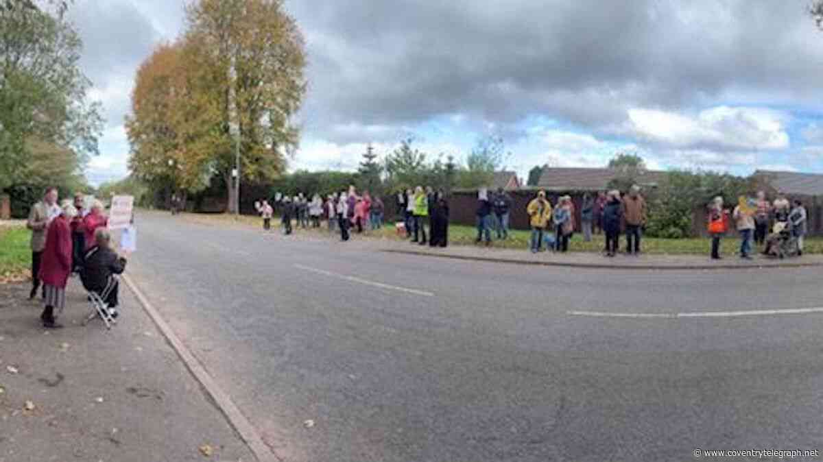 'Concrete jungle' and safety fears raised during Exhall demonstration