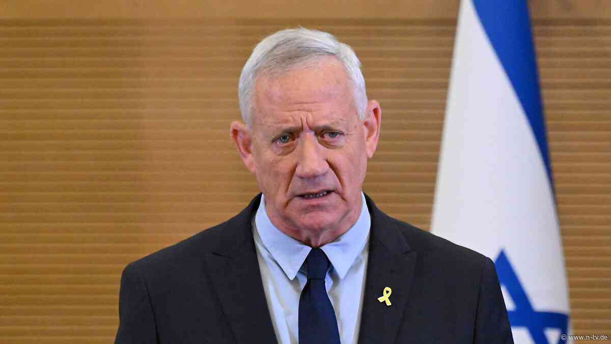 Bündnis laut Umfrage zu schwach: Israel: Oppositionspolitiker Gantz zieht Kandidatur zurück