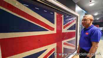Unique Battle of Trafalgar flag on display in Newcastle for first time