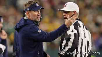 Furious NFL fans call out officials for 'ruining' Sunday Night Football and claim Cowboys-Packers game was 'unwatchable'