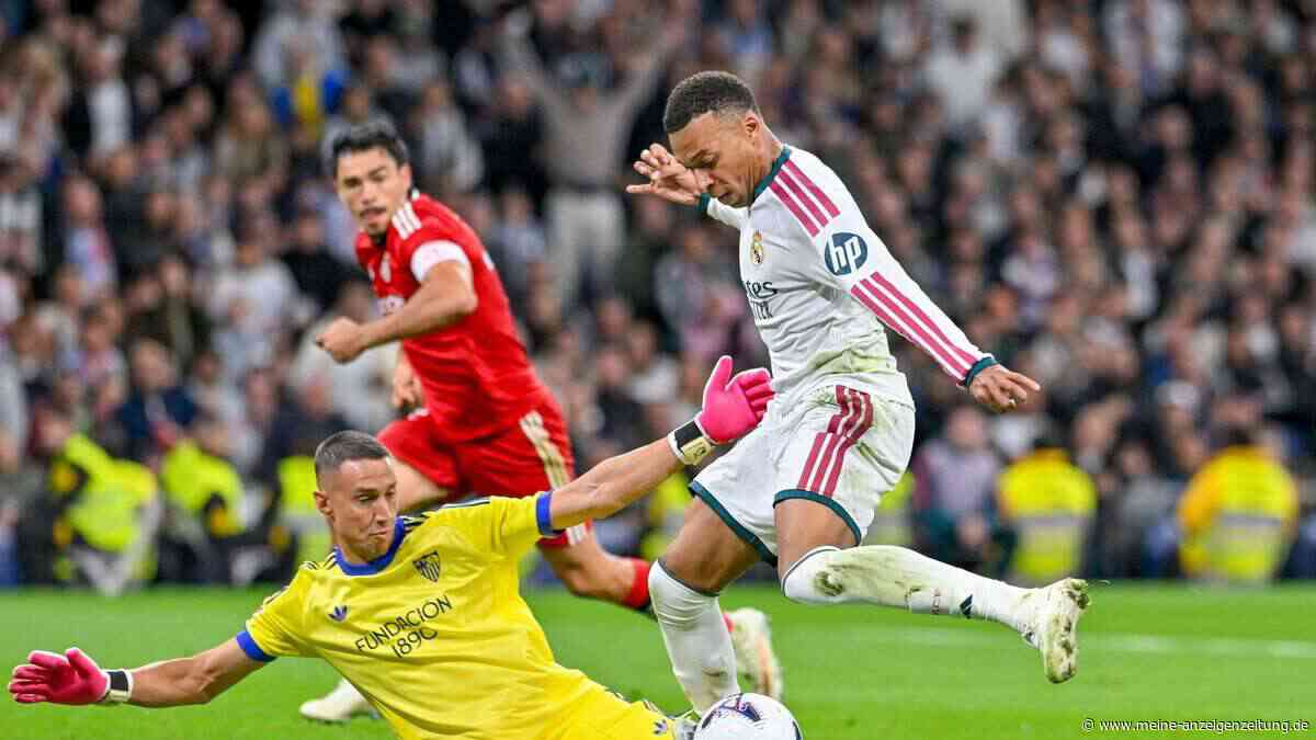 Real Madrid triumphiert mit 4:1 über Sevilla – Doppelschlag von Mbappé begeistert
