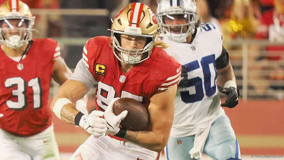 49ers vs. Commanders odds, picks: Monday Night Football first touchdown predictions include George Kittle