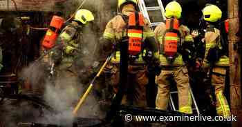 Seven pictures show scene as fire crews tackle Sheffield garage blaze