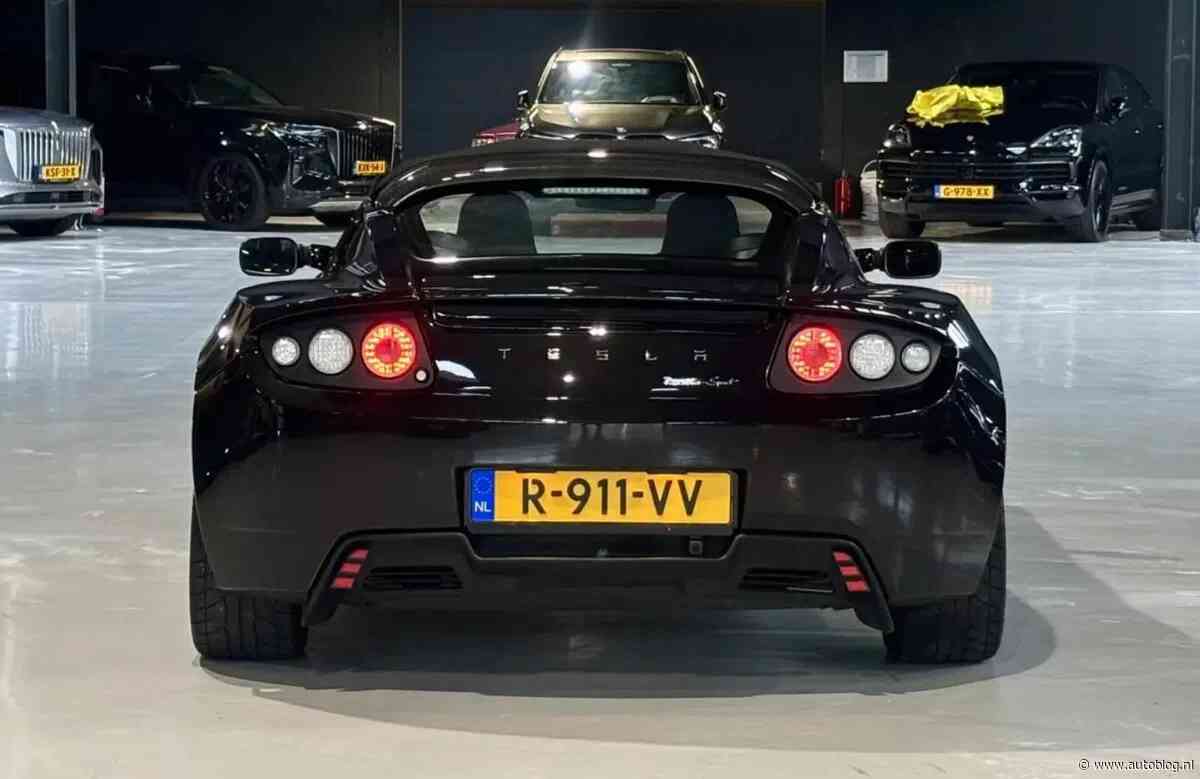 Deze Tesla Roadster kun je nu wel al kopen op Marktplaats!