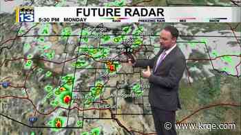 Moisture increases this week along with milder temperatures