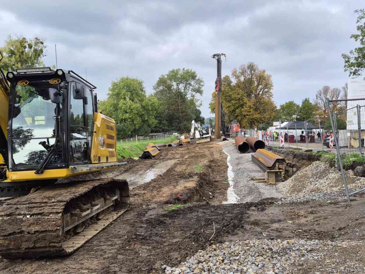 Düsseldorf schließt Deichlücke zum Hochwasserschutz