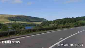 Main road closed after crash near reservoir