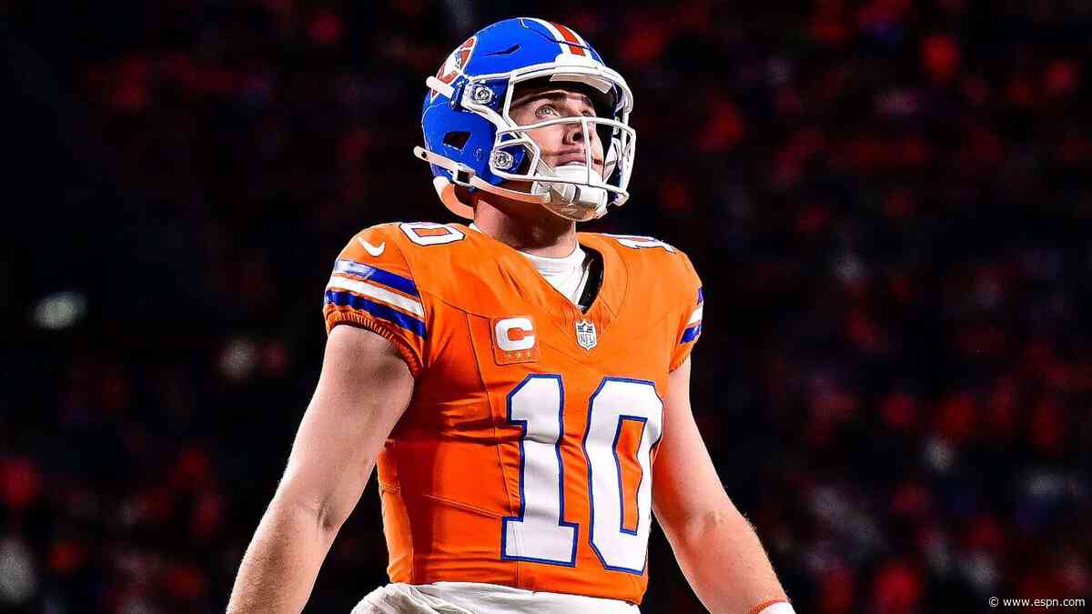Broncos not considering benching Nix amid offense's struggles, Payton says