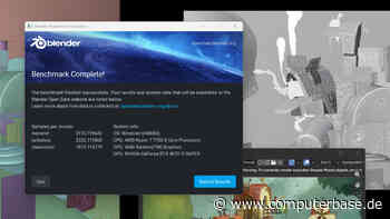 Community-Benchmark: Ihr testet euer System in Blender Benchmark