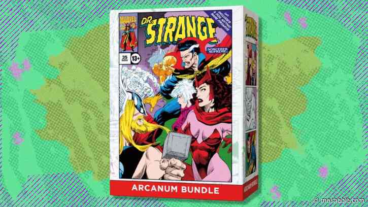 Magic: The Gatherings Marvel Darkhold Destiny Arcanum Bundle is way below market price on Amazon