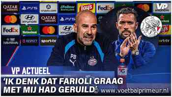 Bosz: 'Als je het Farioli vraagt, denk ik dat hij graag met me had geruild'