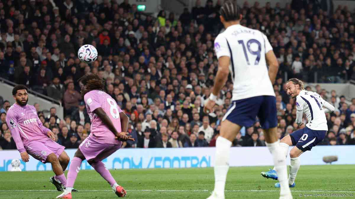 Tottenham v Coventry City live updates as Cov Kid gives Tottenham the lead
