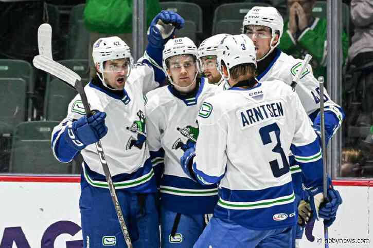 Abbotsford Canucks sweep Coachella Valley Firebirds on home opener weekend