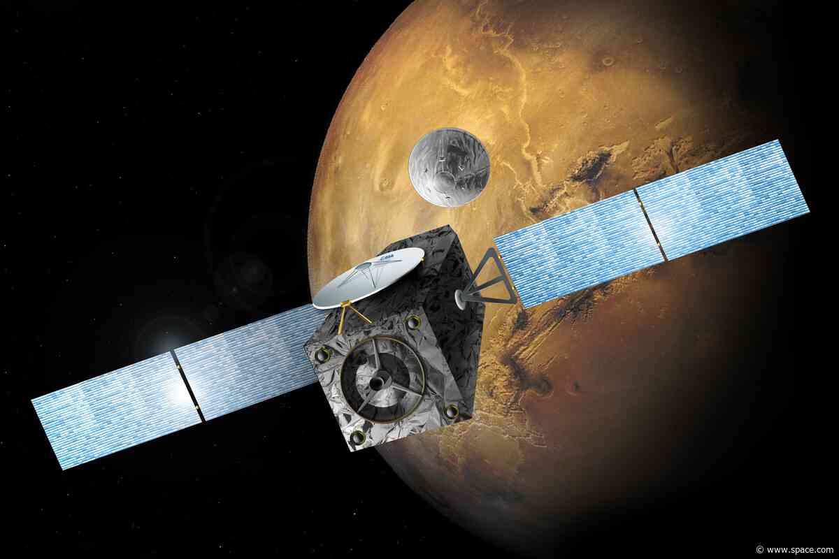 On this day in space! Oct. 19, 2016: Europe's ExoMars orbiter and Schiaparelli lander arrive at Mars