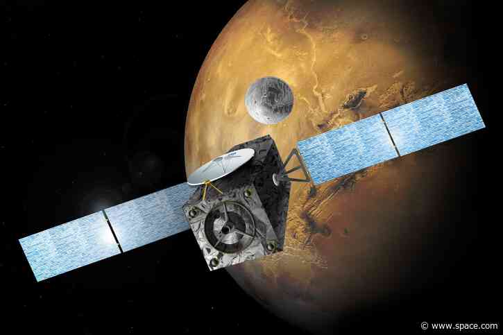 On this day in space! Oct. 19, 2016: Europe's ExoMars orbiter and Schiaparelli lander arrive at Mars